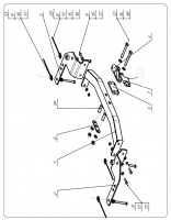 Тюнинговый фаркоп с металлической накладкой 3091-FL Oris на Lexus LX 570 2007-2021, Toyota Land Cruiser 200 2007-2021 (кроме комплектаций Exclusive и Excalibur). Без выреза в бампере. Тип шара: F. Нагрузки: 2000/120 кг, масса фаркопа 23,6 кг от магазина ФаркопРос